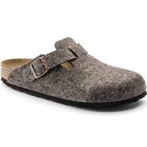 Birkenstock Boston Cacao Wool Felt Clog sz 38
